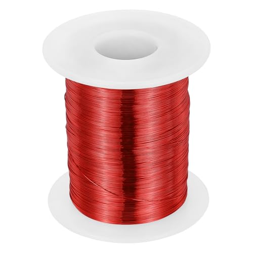 MECCANIXITY 30 AWG Magnet Wire, 30 Gauge Enameled Copper Wire, 8 oz Magnetic Coil Wire for Transformer, Motor, Electric, 155C(311F)