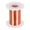 MECCANIXITY 40 AWG Magnet Wire, 40 Gauge Enameled Copper Wire, 4 oz Magnetic Coil Wire for Transformer, Motor, Electric, 155C(311F)