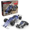 MECCANO Masters 6-in-1 Race Cars Building Toys - Engineering Construction Kit with 191 Parts, Real Tools, Advanced Building Challenges, Birthday Gifts for Ages 10+