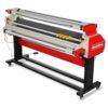 MechMaxx 65" Wide Format Full-Auto Cold&Heat Assisted Pneumatic Laminator Machine with 4 Trimmers,63" Max Width,Digital Control Pneumatic Roller Lifting(Requires Air Compressor,Not Included)1700-B1RED