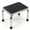 Medical Foot Step Stool, 350 LBS Heavy‑Duty Fully Welded Steel Frame, Anti‑Skid Rubber Platform Foot Stool for Seniors Adults, for Medical Exam Room Home Office Use
