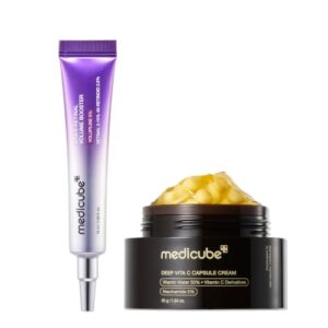 medicube Retinal, Vitamin Glow Duo - Deep Vita Capsule Cream, Retinal Serum