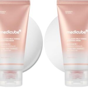 medicube Wrapping Mask Collagen Glazed Milky Glow - Daytime Peel Off Mask (Pack of 2)