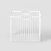 Medium Stackable Kids Wire Storage Bin, Metal Wire Toy Organizer Basket, Stackable Container for Toys, Books, Playroom, Bedroom and Closet Storage