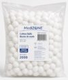 MediZONE® Non-Sterile Cotton Balls, Medium Size, 2000 Count, Highly Absorbent, 100% Pure Cotton for Medical, Beauty & Nursery Routine, Skincare, 1 Pack of 2000