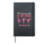 Meeting My Girls At The Barre Tonight Ballet Ballerina Hardcover Journal, Black