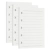 MEGAPENNA 120 Sheets A8 Planner Inserts Lined Binder Inserts | (5 Holes Binder Refill Paper 120GSM) Suited to Journaling/Planner/Notebook/Teacher Office Supplies
