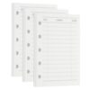 MEGAPENNA 120 Sheets A8 Planner Inserts To-Do List Binder Inserts