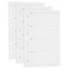 MEGAPENNA 135Sheet A7 Planner Inserts Vertical Weekly Planner BInder
