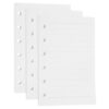 MEGAPENNA 135 Sheets A7 Planner Inserts Lined Binder Inserts | (6 Holes Binder Refill Paper 100GSM) Suited to Journaling/Planner/Notebook/Teacher Office Supplies