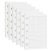 MEGAPENNA 240 Sheets A8 Planner Inserts Blank/Lined/Grid Binder Inserts | (5 Holes Binder Refill Paper 120GSM) Suited to Journaling/Planner/Notebook/Teacher Office Supplies