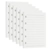 MEGAPENNA 240 Sheets A8 Planner Inserts Lined Binder Inserts | (5 Holes Binder Refill Paper 120GSM) Suited to Journaling/Planner/Notebook/Teacher Office Supplies