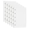 MEGAPENNA 240 Sheets A8 Planner Inserts Vertical Lined Binder Inserts | (5 Holes Binder Refill Paper 120GSM) Suited to Journaling/Planner/Notebook/Teacher Office Supplies