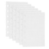 MEGAPENNA 270 Sheets A7 Planner Inserts Grid Binder Inserts | (6 Holes Binder Refill Paper 100GSM) Suited to Journaling/Planner/Notebook/Teacher Office Supplies