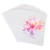 MEGAPENNA Deckled Edge Paper 10Pcs Watercolor Paper A5 160GSM White