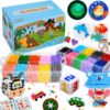 Meland Fuse Beads Kit, 5MM 24000 Beads in 24 Colors,Craft Gift for Age 5-12