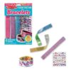 Melissa & Doug Design-Your-Own Bracelets with 100+ Sparkle Gem & Glitter Stickers, Kids Snap Bracelets, Stickers & Jewelry Crafts, Preschool Toys for Girls & Boys Ages 4+