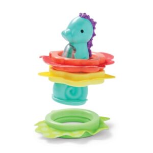 Melissa & Doug Ocean Waves Press & Stack Seahorse Stacking Sensory Toy