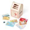 Melissa & Doug Stamp & Sort Wooden Mailbox Pretend Play Post Office Toy