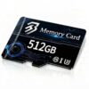 Memory Card 512GB High Speed Mini TF Card with Adapter Smart Card for Android Phones/Action Camera/Tablets Expanded Storage