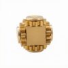 Menolana Brass Desk Gadget Cube Toy Mechanical Cube Rotating Rings Smooth Polished Faces Size Suitable for Office Work Breaks Study Downtime Home Relaxation