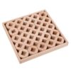 Menolana Children Acrylic Block Play Board Wooden Sensory Sorting Set Supports Sorting Stacking and Arranging Activities for fine Motor Skills, Space Blocks