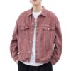 Men's Denim Jacket Vintage Classic Ripped Jean Trucker