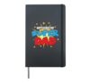 Men's Super Hero Captain Dad Gift Dad Father's Day Hardcover Journal, Black