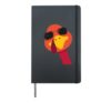 Men's Thanksgiving Turkey sunglasses Graphic funny novelty Hardcover Journal, Black