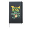 Mens Toad Boy Cute Happy Cartoon Amphibian Design funny cool Hardcover Journal, Black