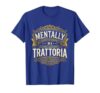 Mentally in a Trattoria Italian Brainrot Design T-Shirt, Men, Royal Blue, Medium