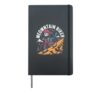 Meowntain Biker Cat Mountainbiker Hardcover Journal, Black