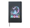 Mermaid Noni Of The Birthday Girl Family Matching Hardcover Journal, Black