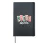 Merry Abuela Christmas Abuela Grandmother Xmas Coquette Hardcover Journal, Black
