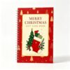 Merry Christmas Gift Card Book-14 Themed Pages - Spiral-Bound Christmas Gift Card Organizer Book,DIY Holiday Gift