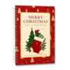 Merry Christmas! Gift Card Book,14 Themed Pages,Hardcover & Durability Line,Spiral-Bound Christmas Gift Card Organizer Book,DIY Holiday Gift