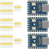 Meshnology 3PCS RP2040-Zero Microcontroller, USB-C PICO Development Board Compatible with Rasp Berry P i & Ar duino