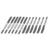 Mesuaenb 12 pcs Shell Black Ink Writing 0.5mm Gel Pen pens