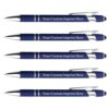 Mesuaenb Personalized Pens with Stylus (12 Count (Pack of 1) pens