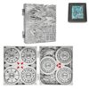 Metal 7-in-1 DND Dice Set，Silver