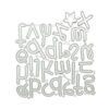 Metal Cutting Dies Stencil Alphabets Combination Die Stencils Embossing Template Cards Making Accessories Metal Cutting Dies Stencils for Card Making Scrapbooking Crafting Album Paper