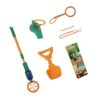 Metal Detector Set Adjustable Height Fun Treasure Game for Explorers Adjustable Metal Detector