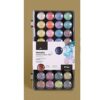 Metallic Watercolor Paint Set 16-36 Colors Solid Powder Cake Pigment Art Supplies