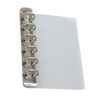 Metal Side Binder Clip Insert Board with Refillable Dividers for Notebooks, Crafting Projects, School Supplies Partition Binder Clip