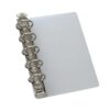 Metal Side Insert Binder Clip Refillable, Silver M5 2cm