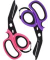 MEUUT All Purpose Scissors 2 PCS with Carabiner for Kitchen Outdoor