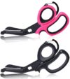 MEUUT Trauma Shears with Carabiner 7.5 Inch 2-Pack Medical Scissors