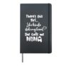 Mexican Spanish Godmother This Girl Calls Me Nina Hardcover Journal, Black