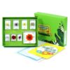 MEYZJRC Children Learning Classroom Kit with Resin Sample Blocks Display Box Inner Tray and Study Cards Neat Compartment Design and Guided Learning Suitable, Colorful Flowers