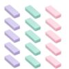 M&G 15 Pack Pencil Erasers, Erasers Bulk, Soft Rubber Refills, Mixed Colors